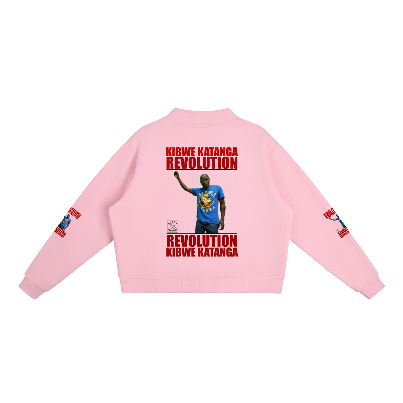 Essential Fleece Mock-Neck Crew Sweatshirt