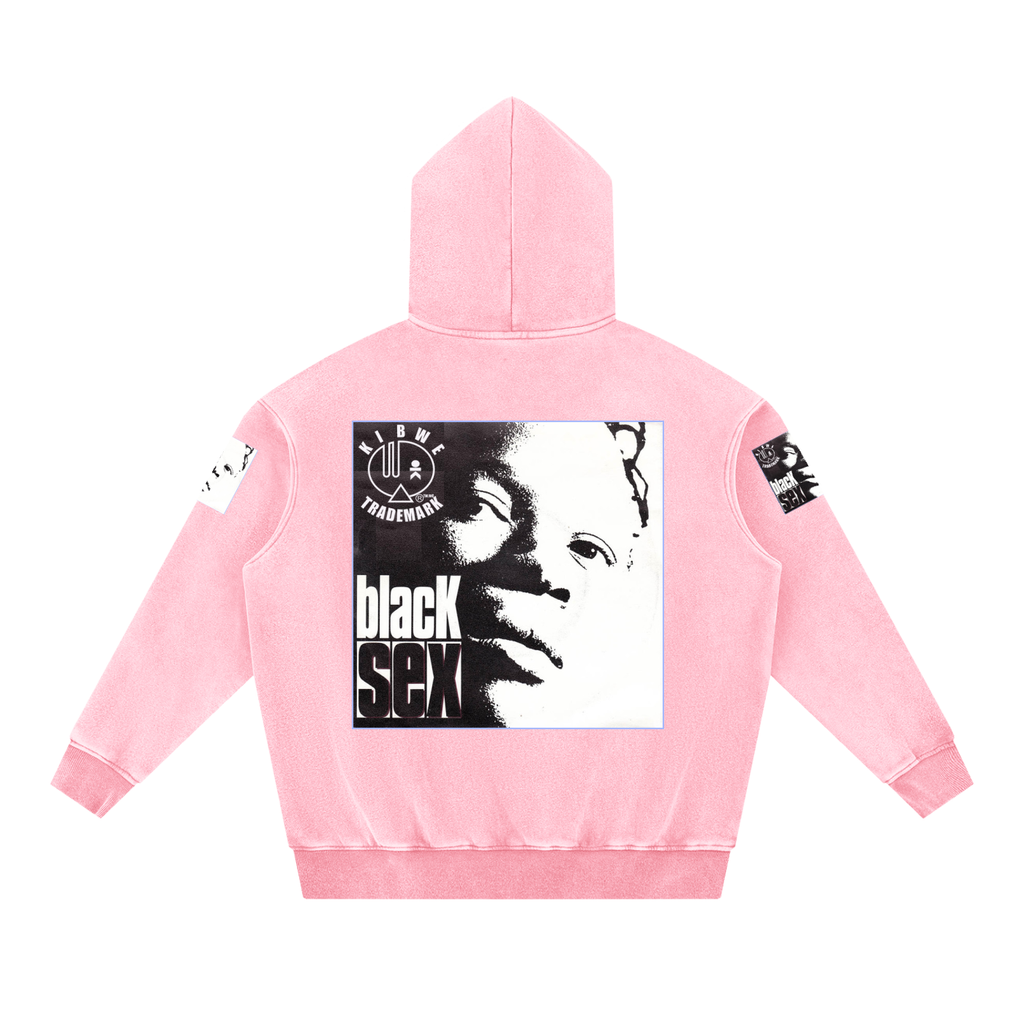 Snow Wash Fleece Oversize Hoodie