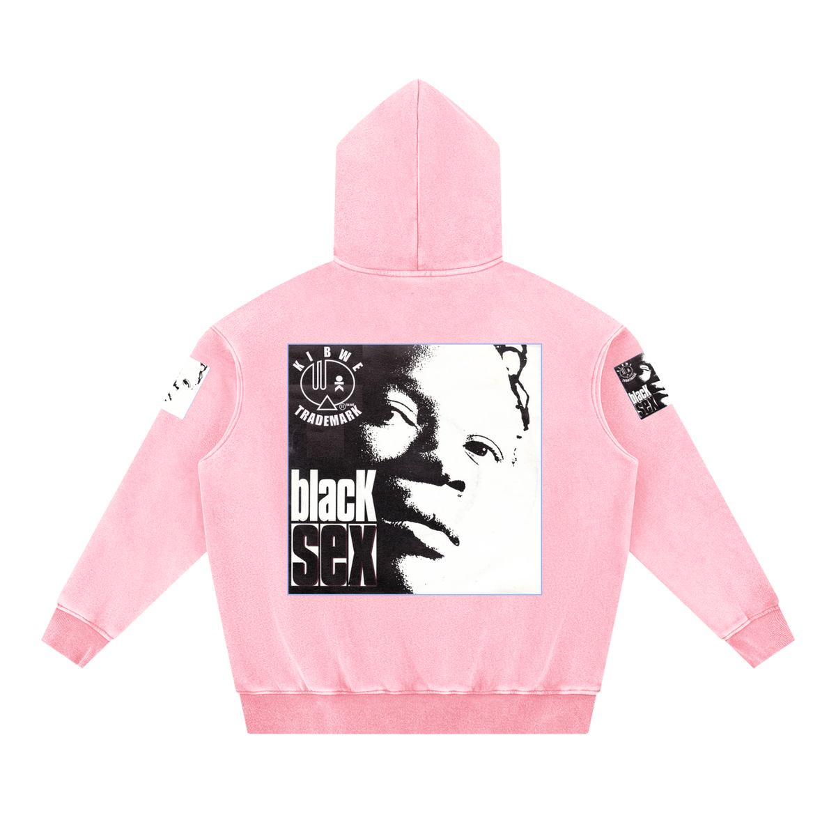Snow Wash Fleece Oversize Hoodie