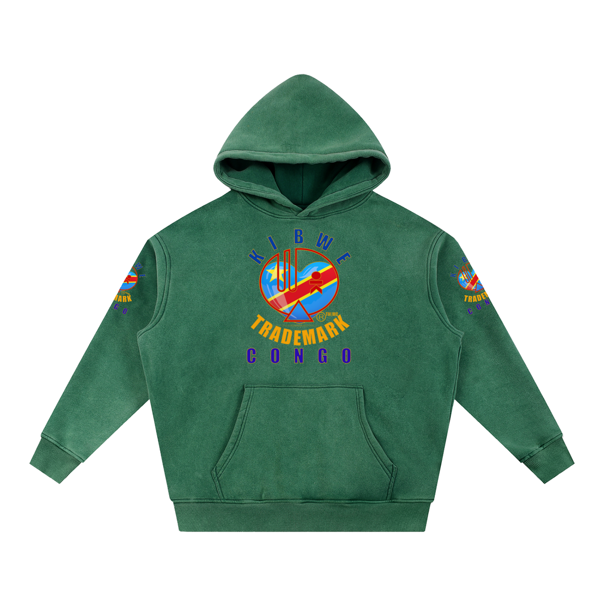 Snow Wash Fleece Oversize Hoodie