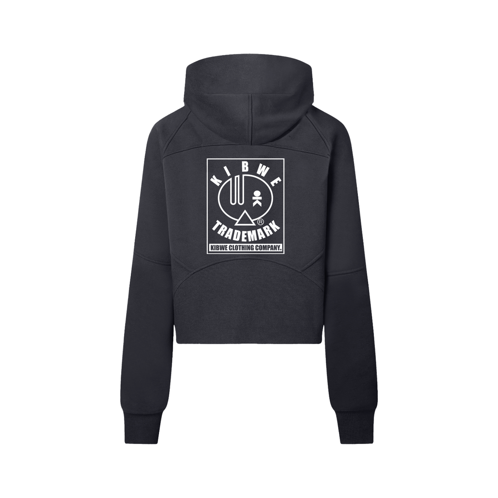 Cropped Half-Zip Hoodie