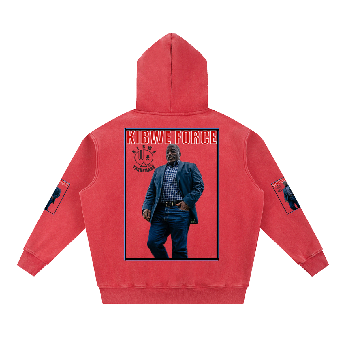 Snow Wash Fleece Oversize Hoodie