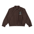 Unisex Plaid Full-Zip Track Jacket
