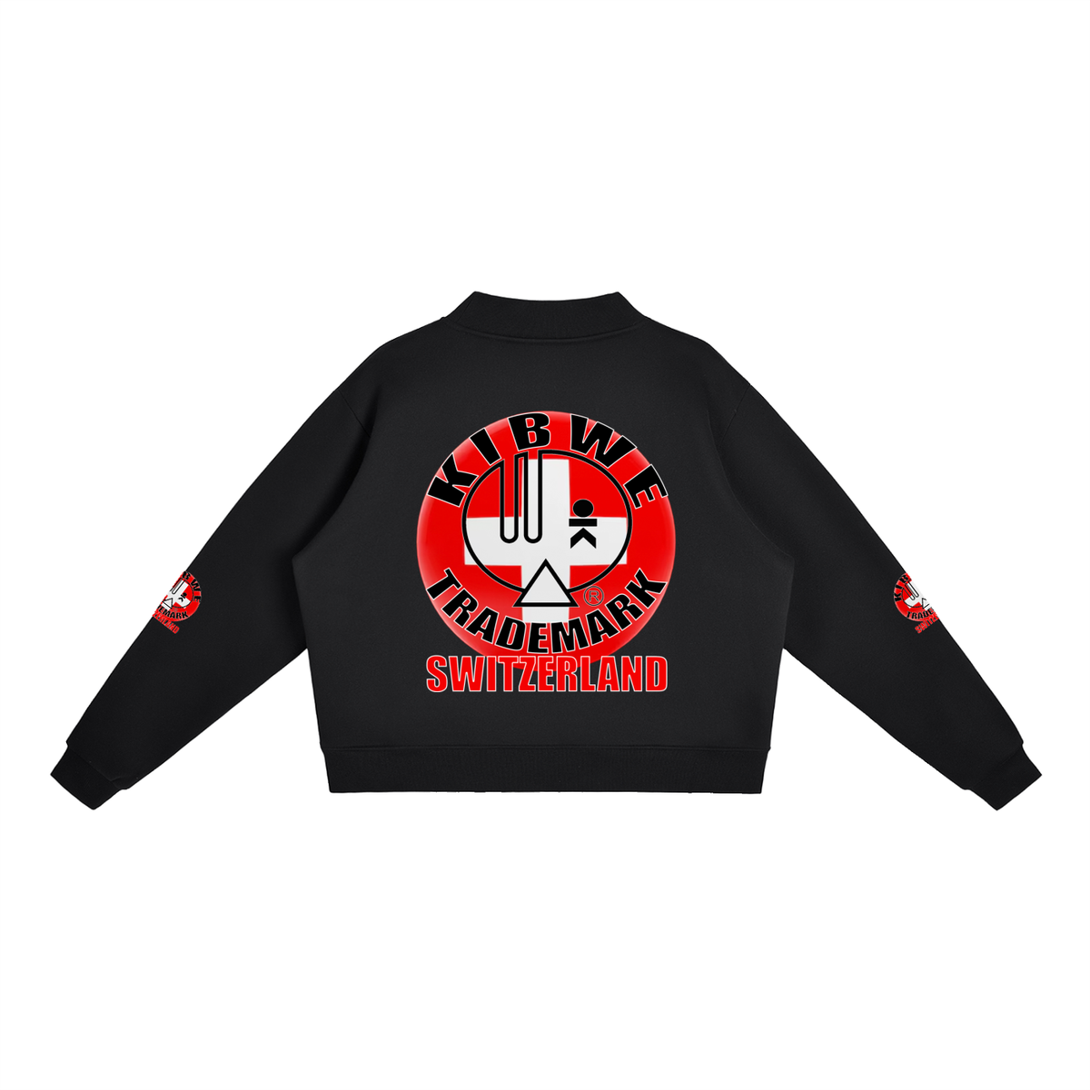 Essential Fleece Mock-Neck Crew Sweatshirt
