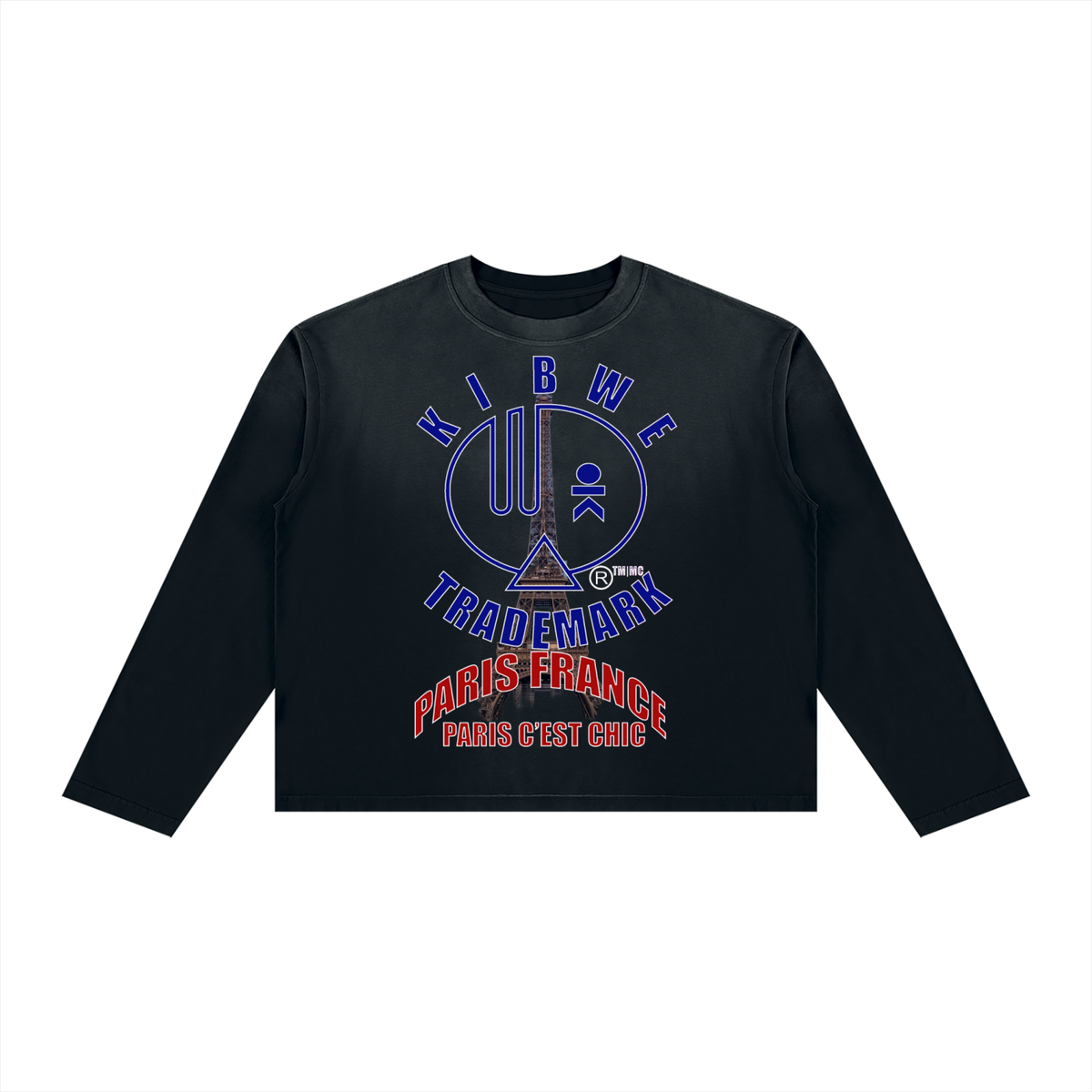 Unisex Sunfade Boxy Long Sleeve T-Shirt