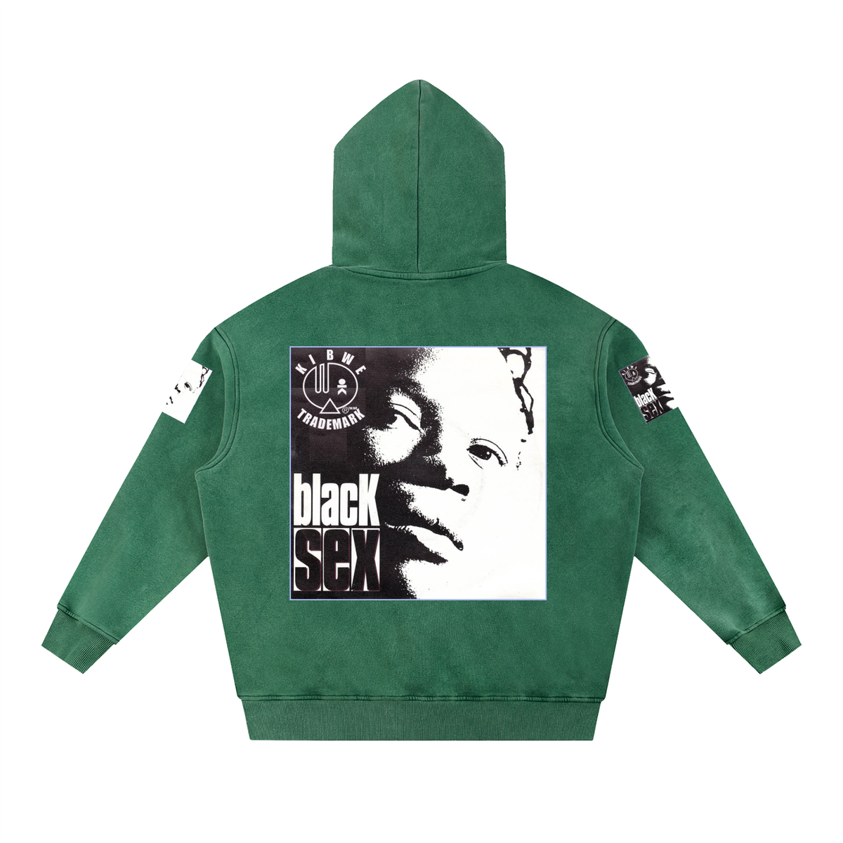 Snow Wash Fleece Oversize Hoodie