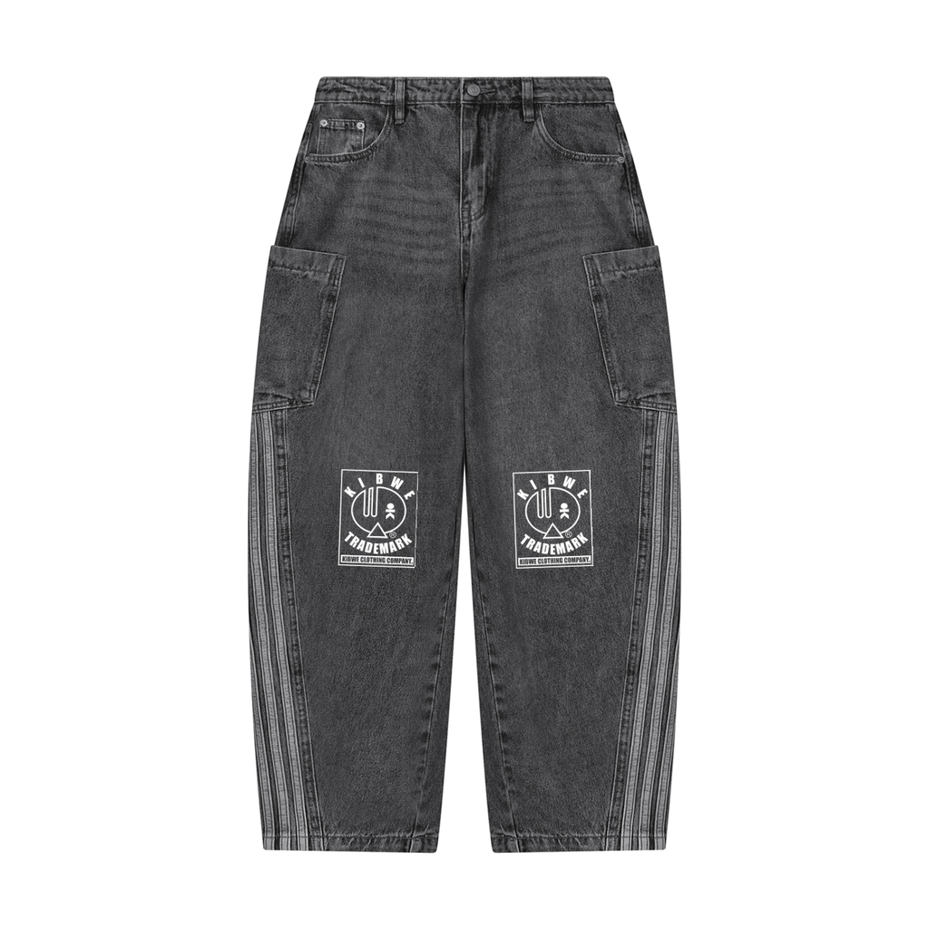 Women's Vintage Wash Barrel Leg Jeans