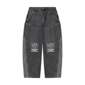 Women's Vintage Wash Barrel Leg Jeans