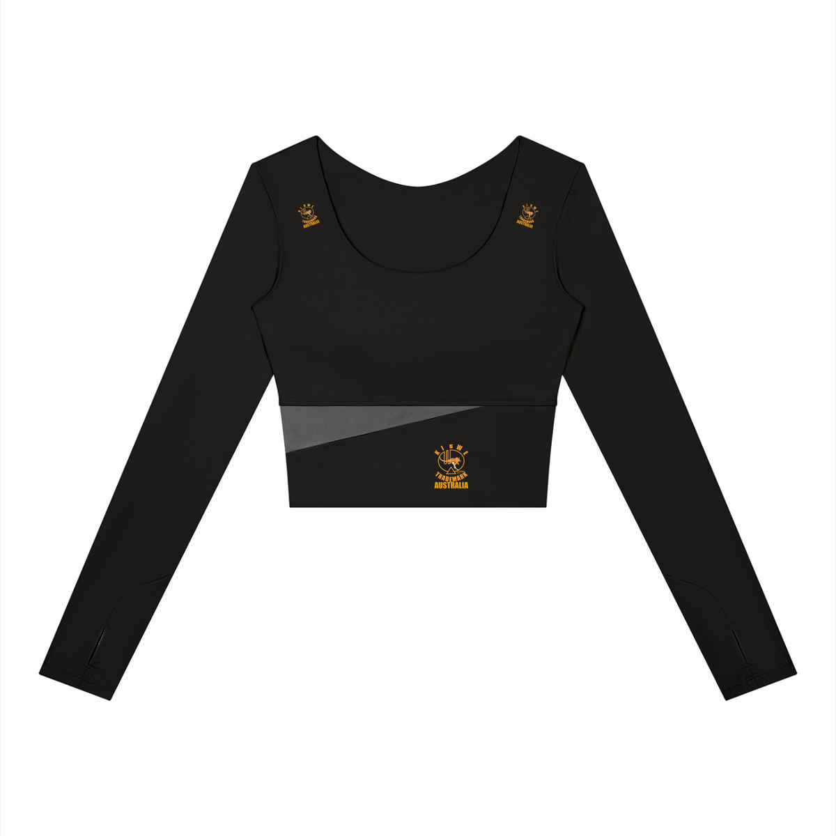 Women's Panelled Long Sleeve Yoga T-Shirt
