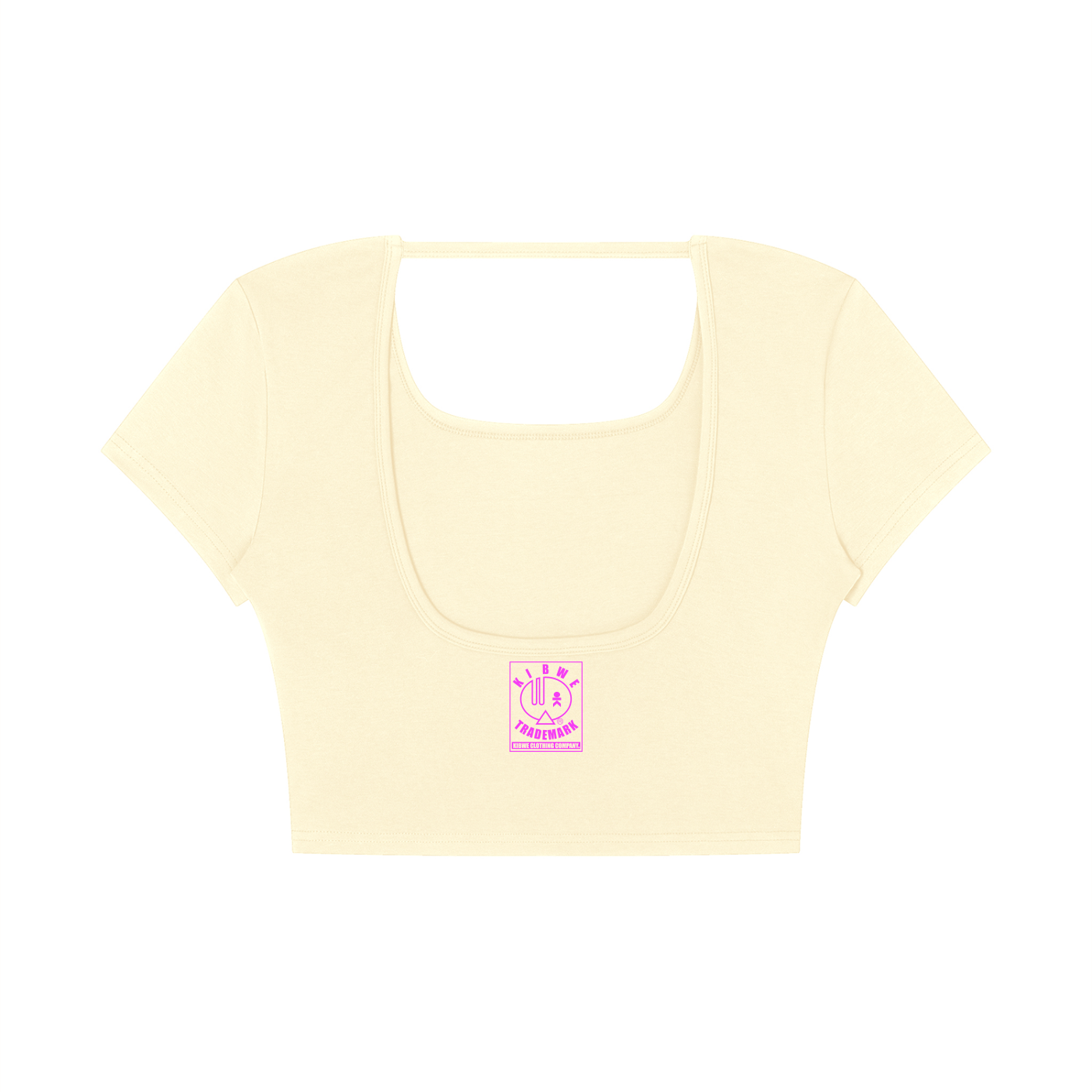 Women's Square Neck Crop T-Shirt