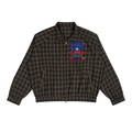 Unisex Plaid Full-Zip Track Jacket