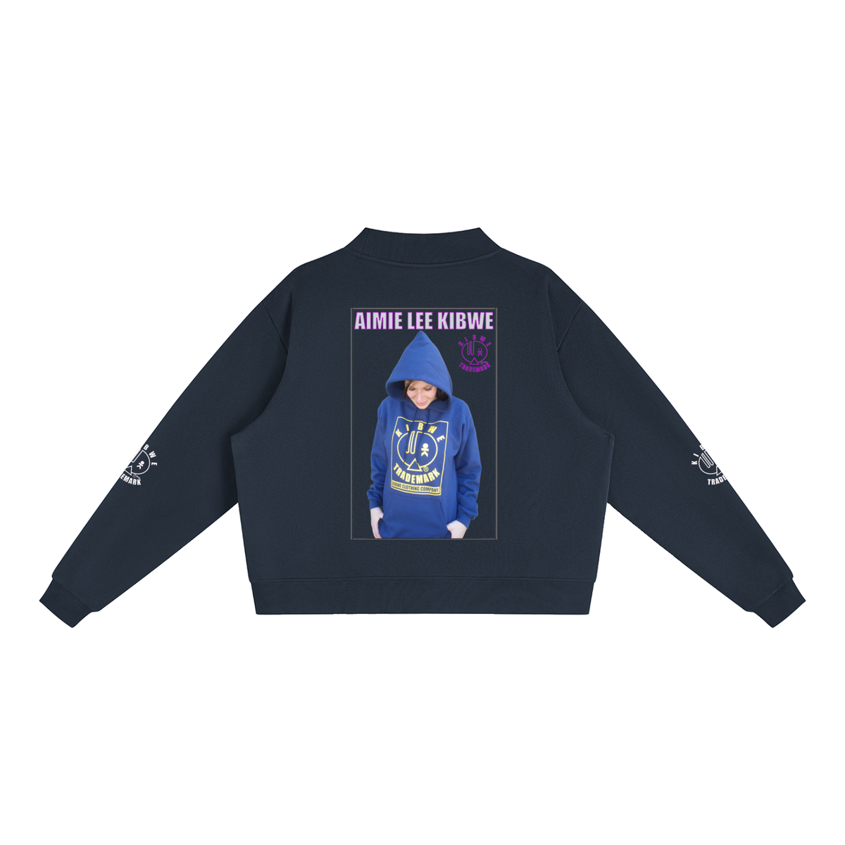 Essential Fleece Mock-Neck Crew Sweatshirt