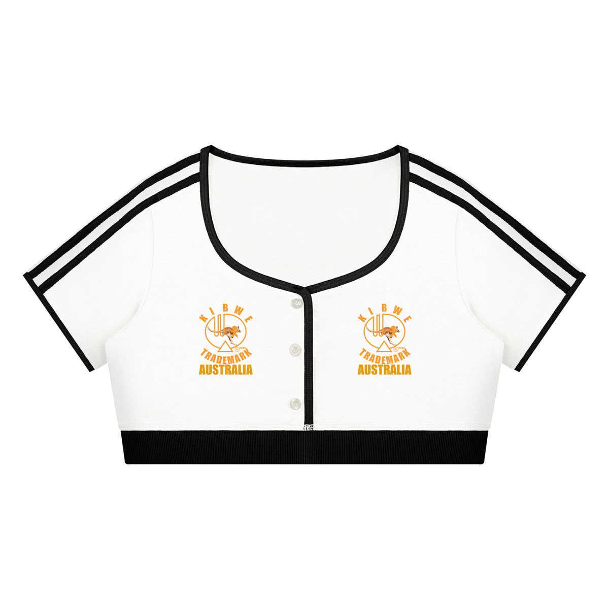 Women’s Color Block Crop T-Shirt