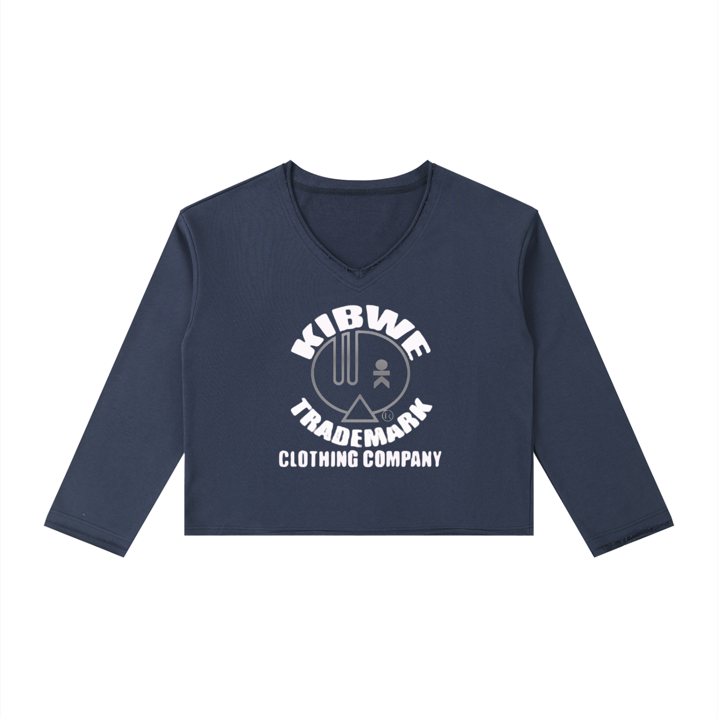 Women's Raw Hem Long Sleeve T-Shirt