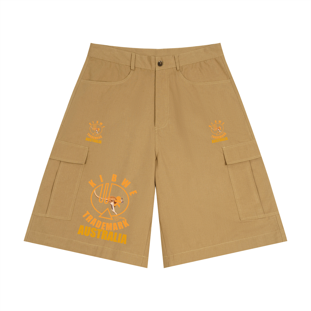 Unisex Woven Cargo Shorts