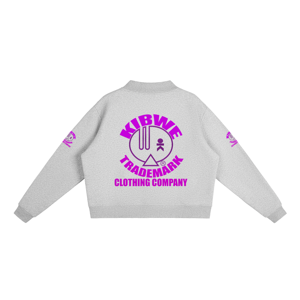 Essential Fleece Mock-Neck Crew Sweatshirt