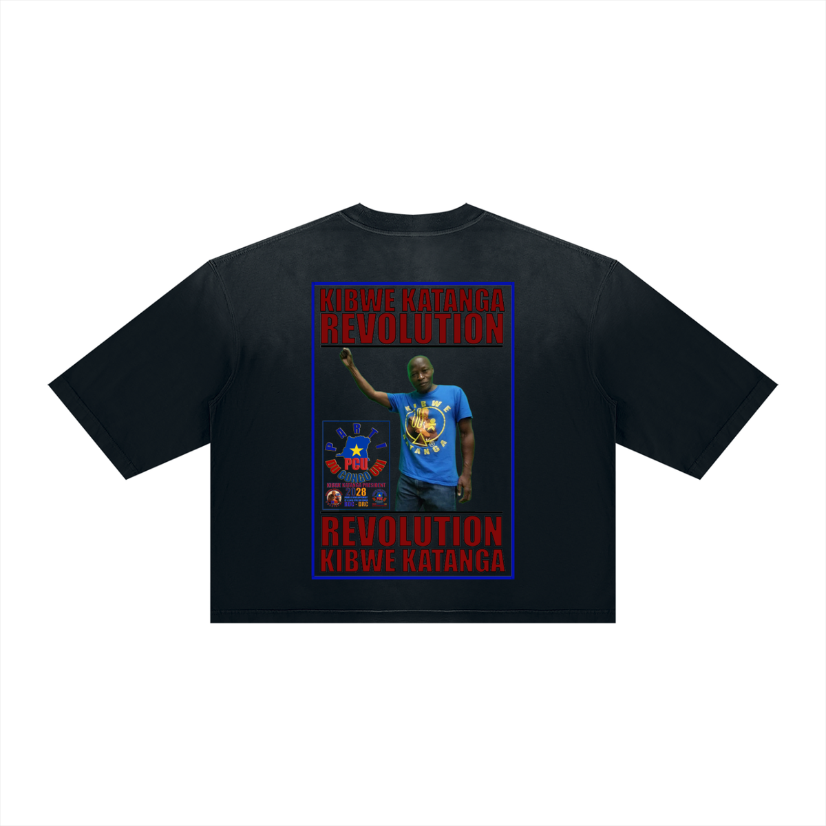 Unisex Vintage Wash Sunfade Boxy T-Shirt