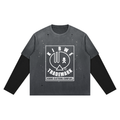Unisex Vintage Wash Distressed Layer T-Shirt