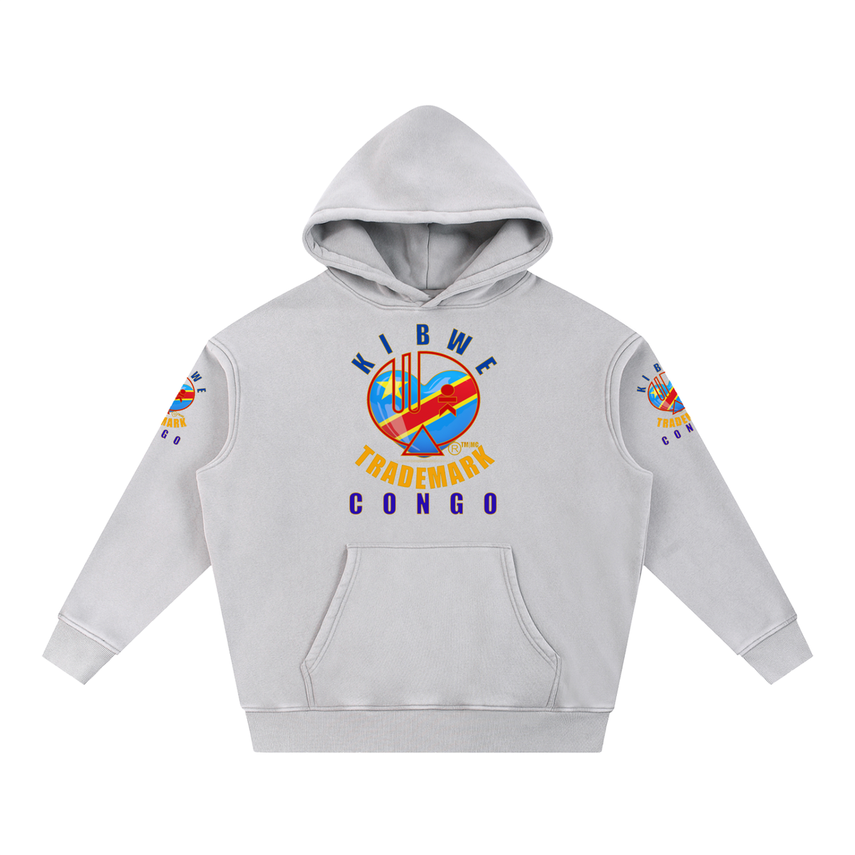 Snow Wash Fleece Oversize Hoodie