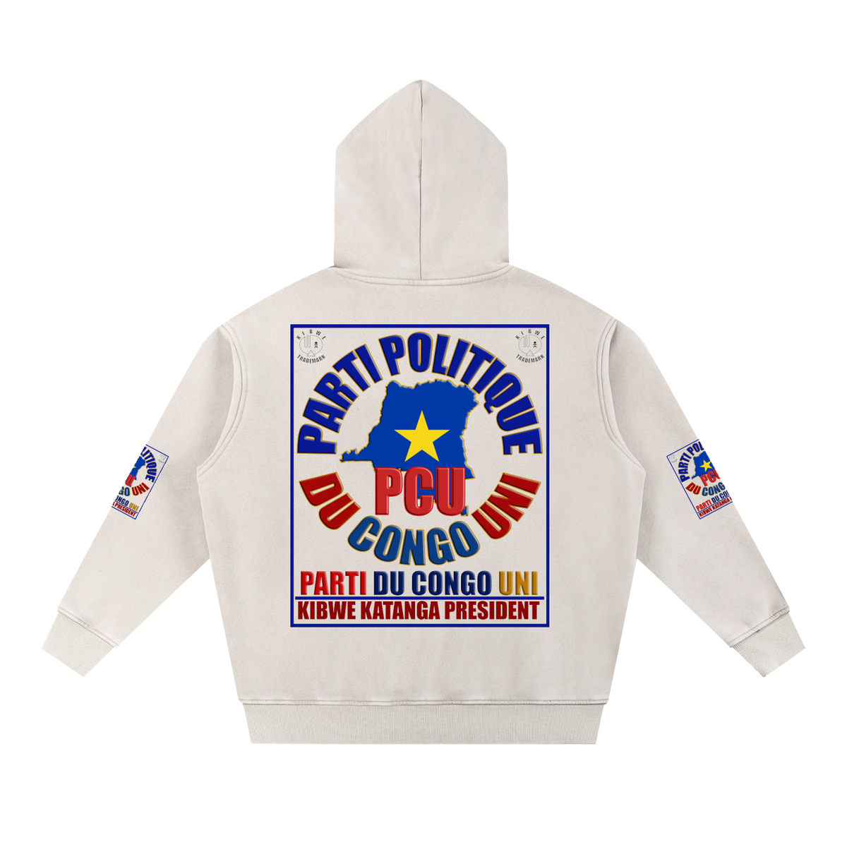 Snow Wash Fleece Oversize Hoodie