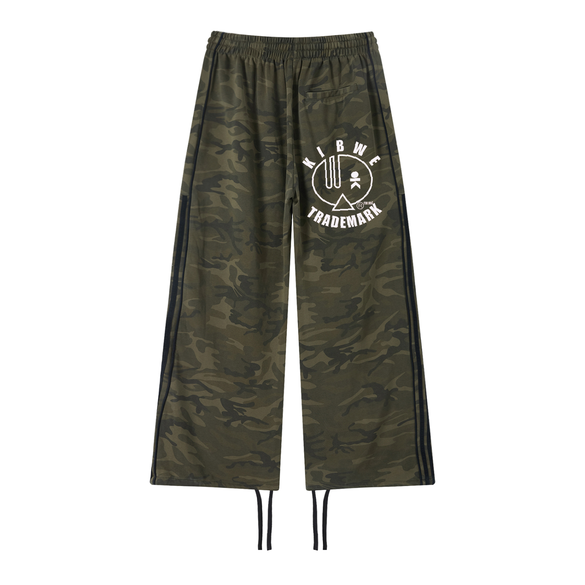 Unisex Camo Wide Leg Sweatpants