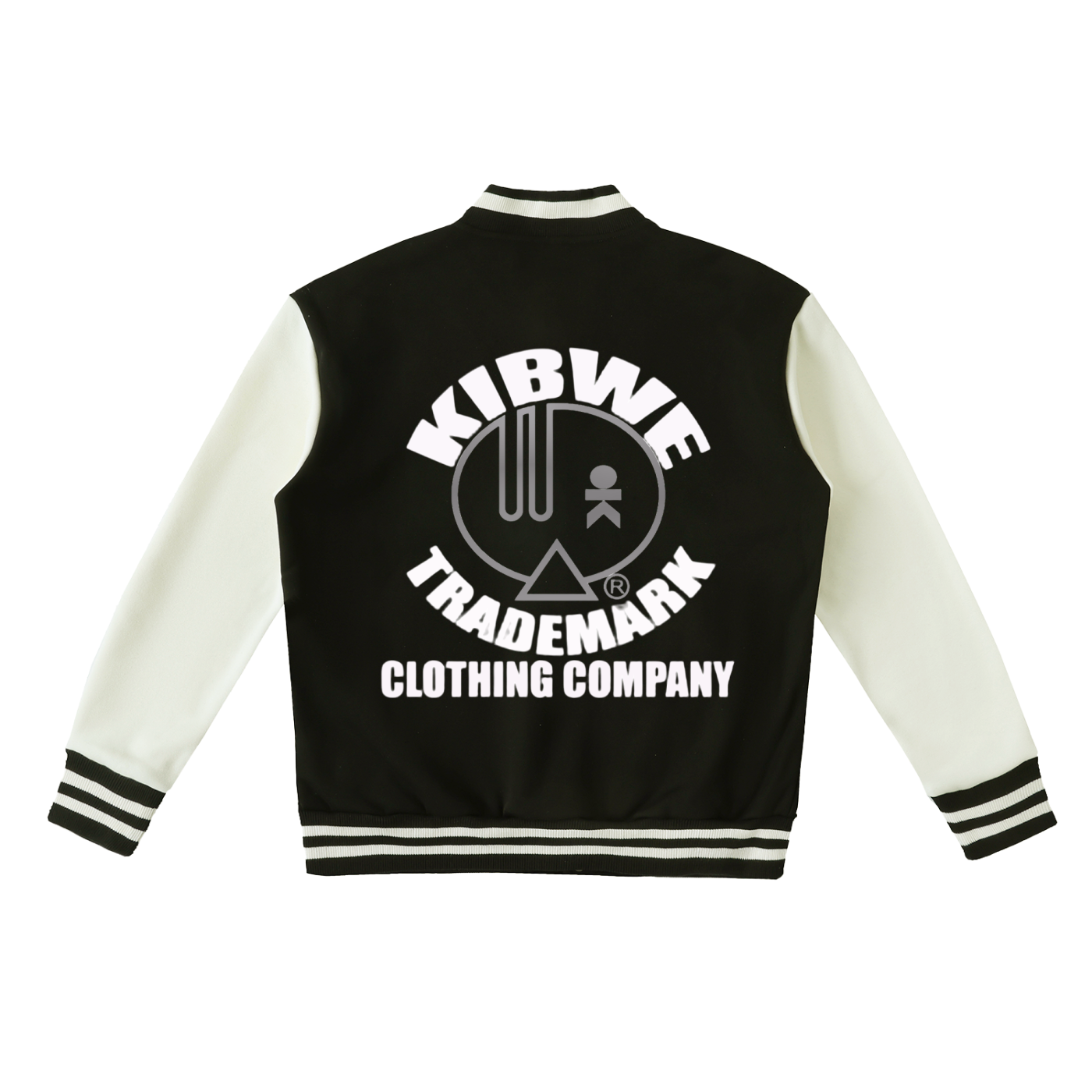 Two-Tone Fleeced Varsity Jacket