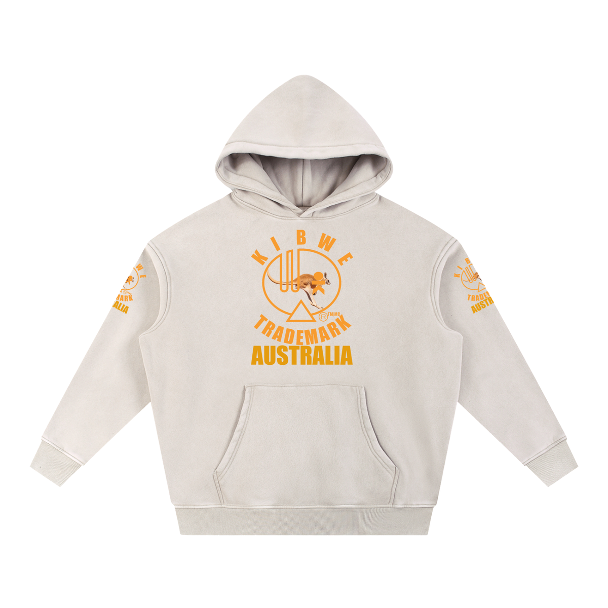 Snow Wash Fleece Oversize Hoodie