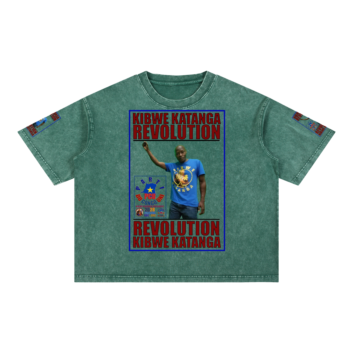 Mineral Wash Boxy Cotton T-Shirt