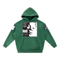 Snow Wash Fleece Oversize Hoodie