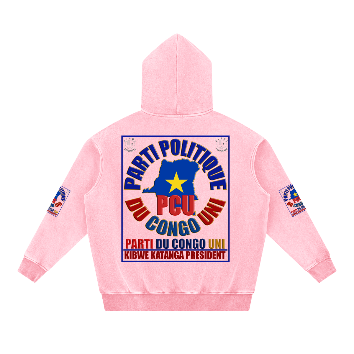 Snow Wash Fleece Oversize Hoodie
