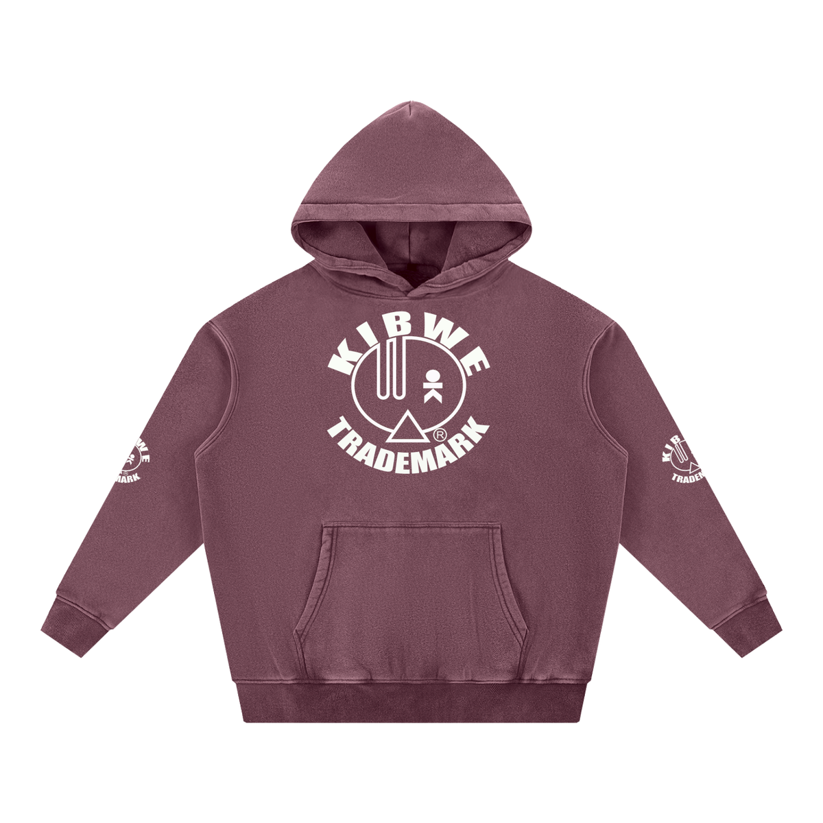 Snow Wash Fleece Oversize Hoodie