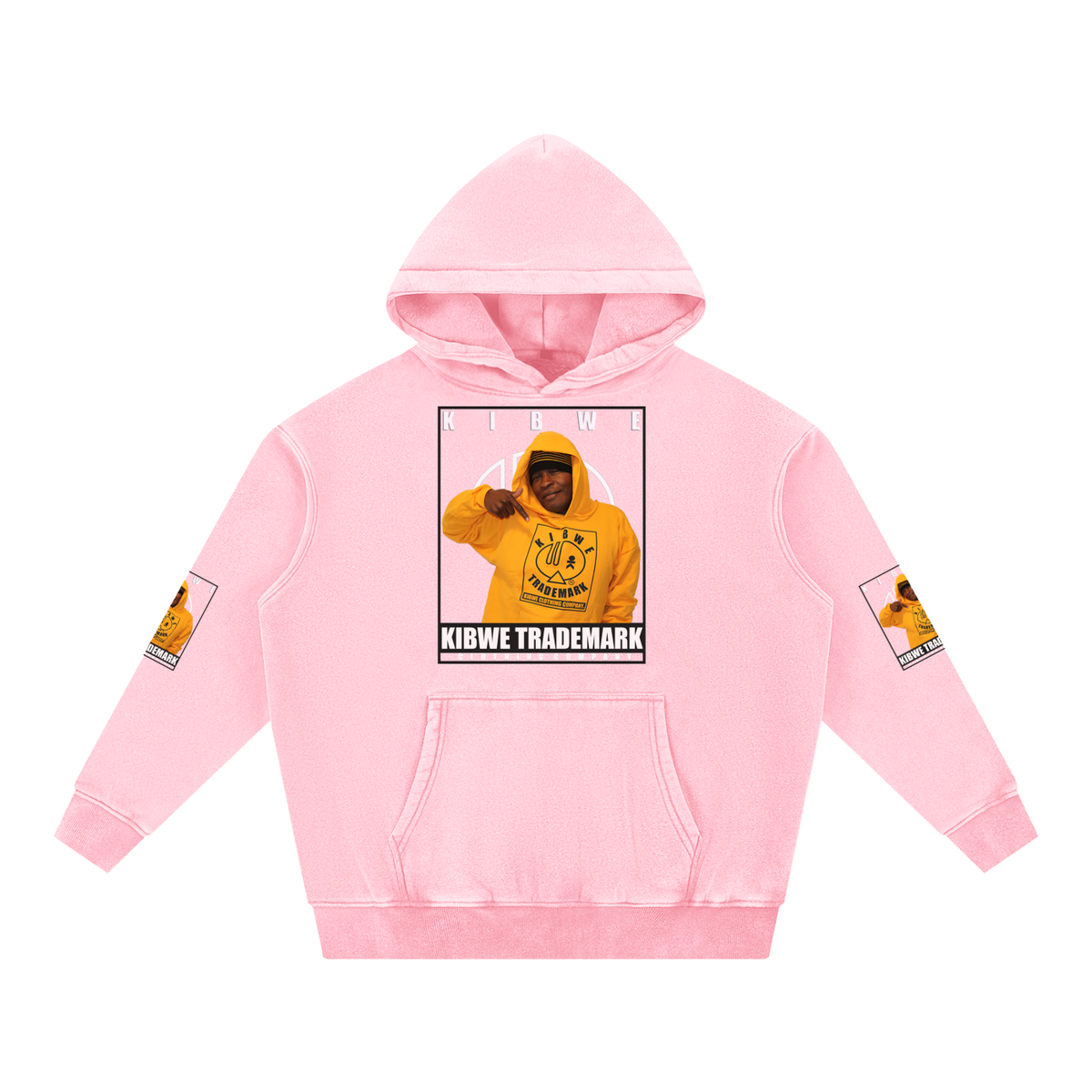 Snow Wash Fleece Oversize Hoodie