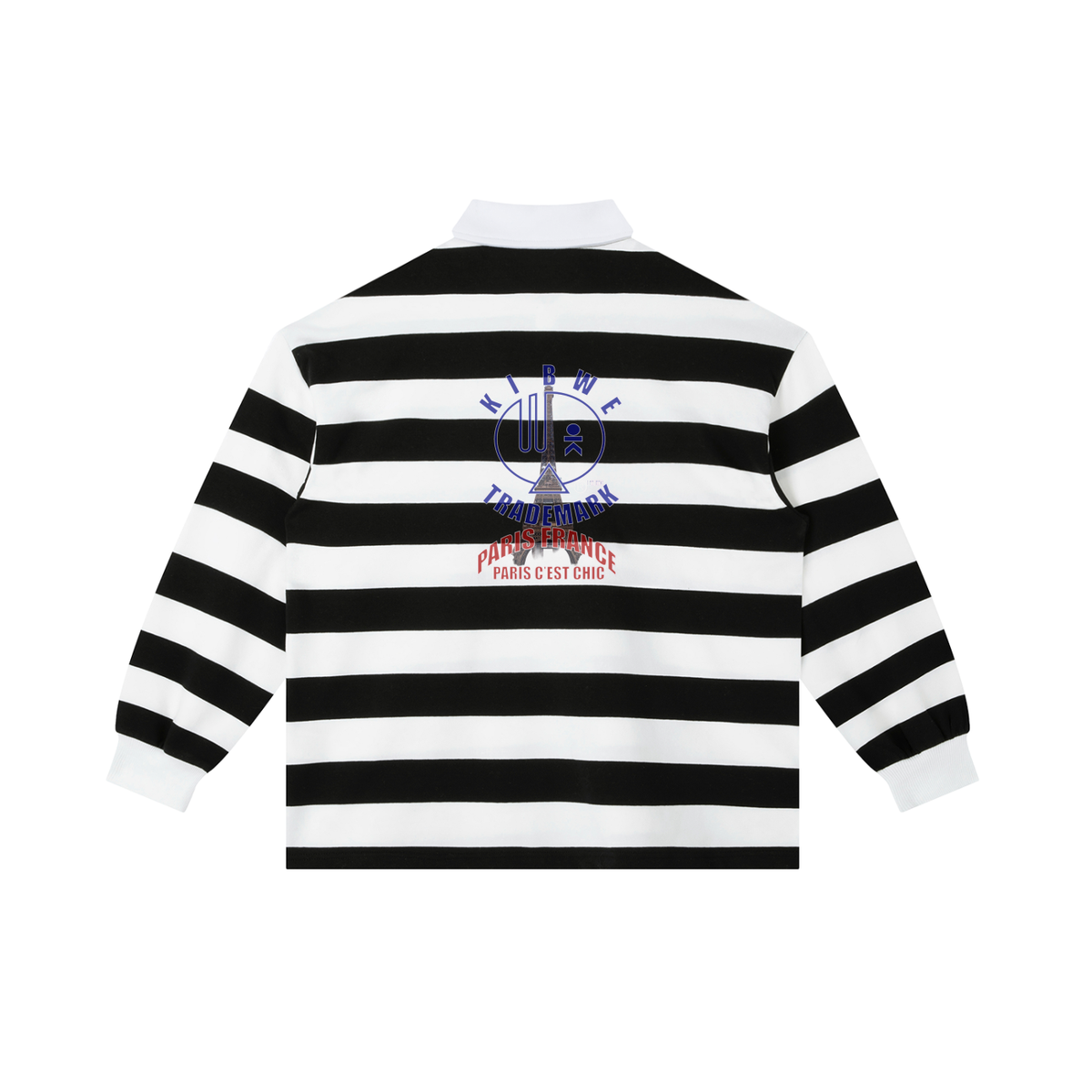 Color Block Stripe Polo Shirt