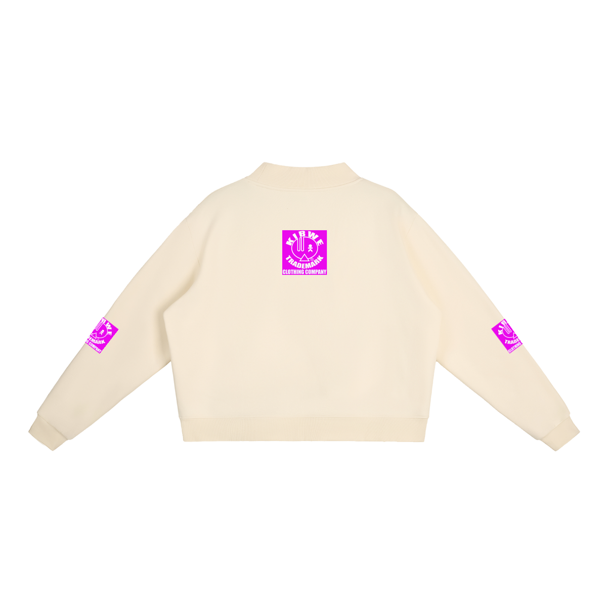 Essential Fleece Mock-Neck Crew Sweatshirt