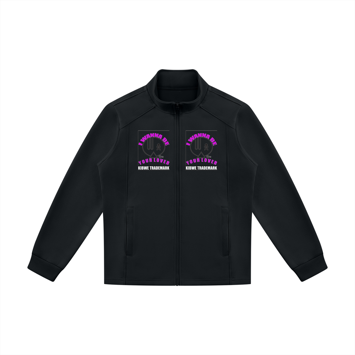 Unisex Stand Collar Track Jacket
