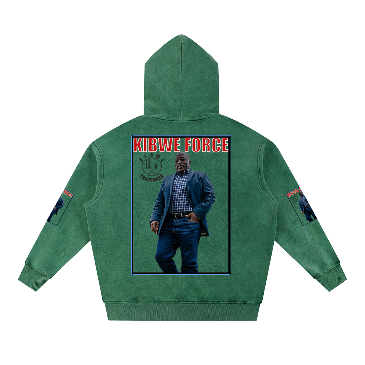 Snow Wash Fleece Oversize Hoodie