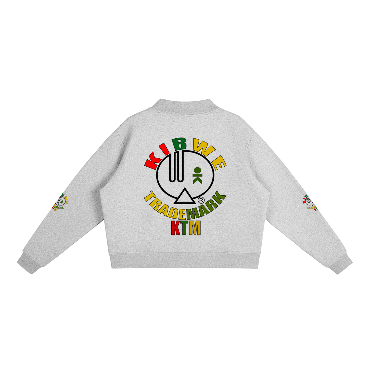 Essential Fleece Mock-Neck Crew Sweatshirt