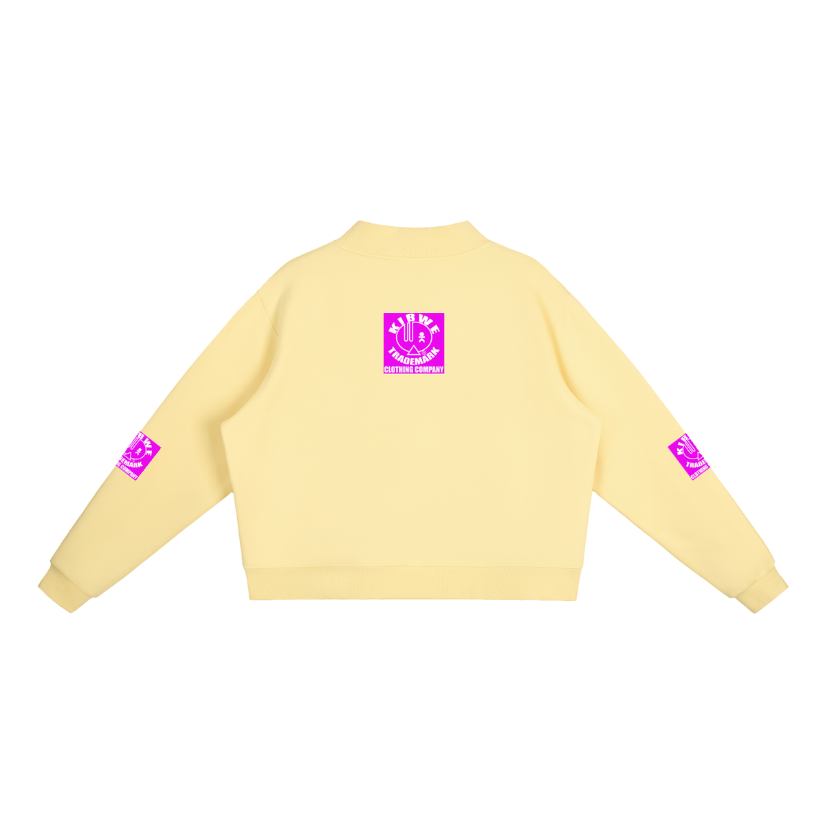 Essential Fleece Mock-Neck Crew Sweatshirt