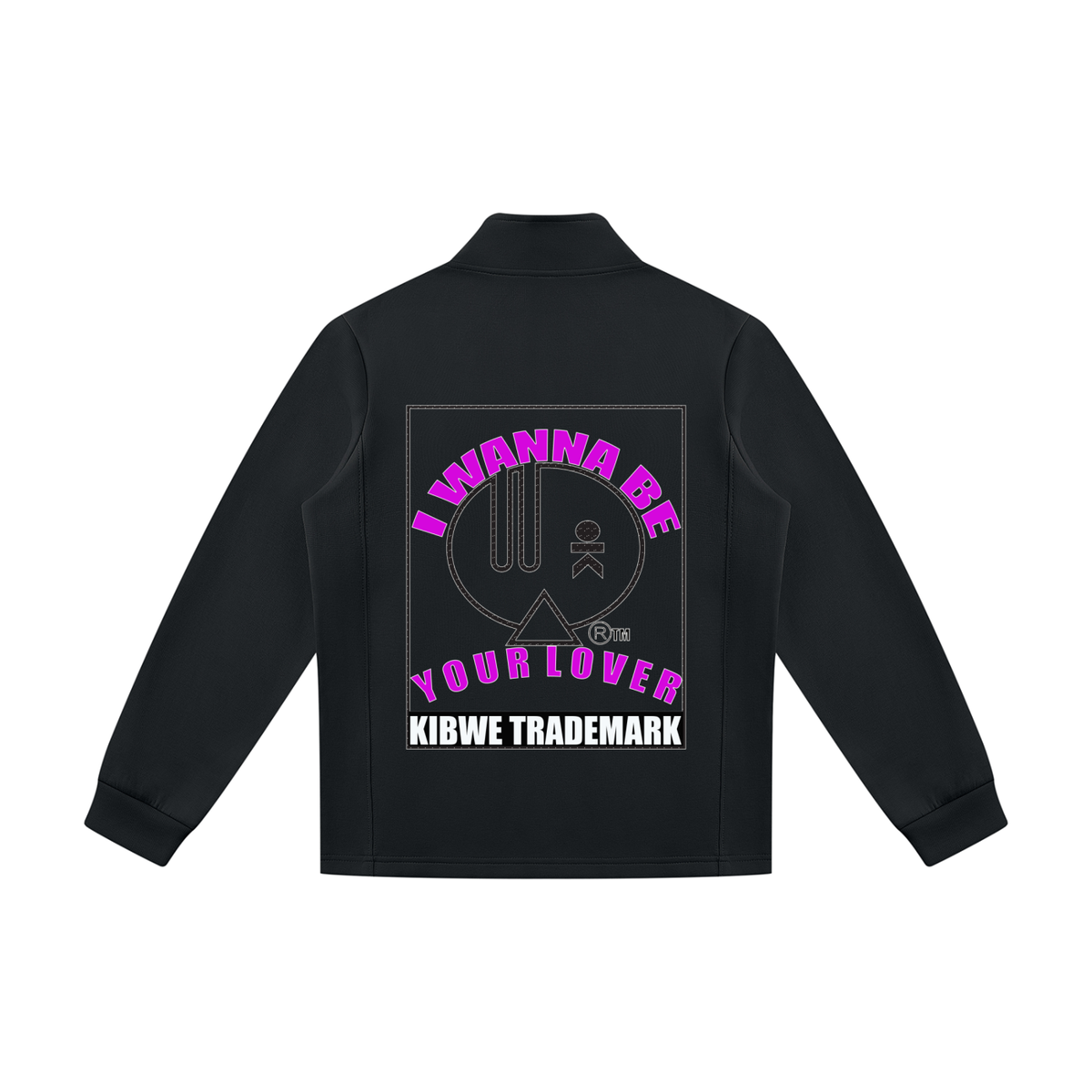 Unisex Stand Collar Track Jacket