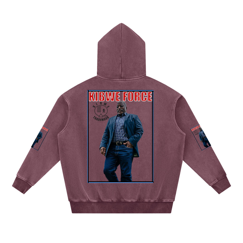 Snow Wash Fleece Oversize Hoodie
