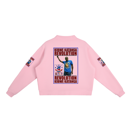 Essential Fleece Mock-Neck Crew Sweatshirt
