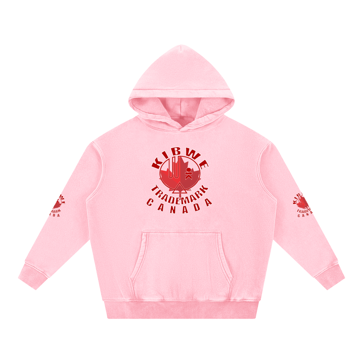 Snow Wash Fleece Oversize Hoodie