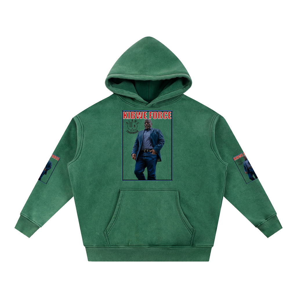Snow Wash Fleece Oversize Hoodie