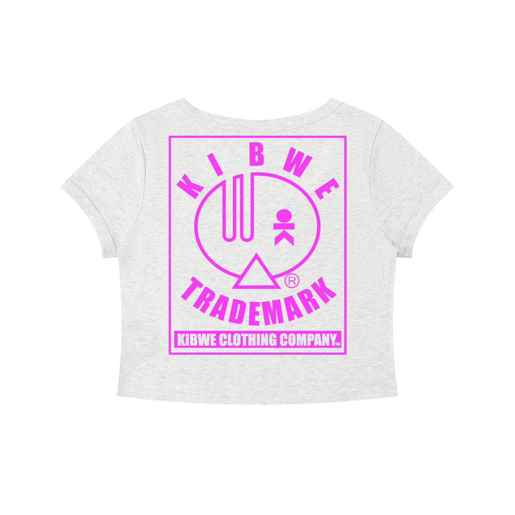 Women's Solid Color Slim Crop T-Shirt