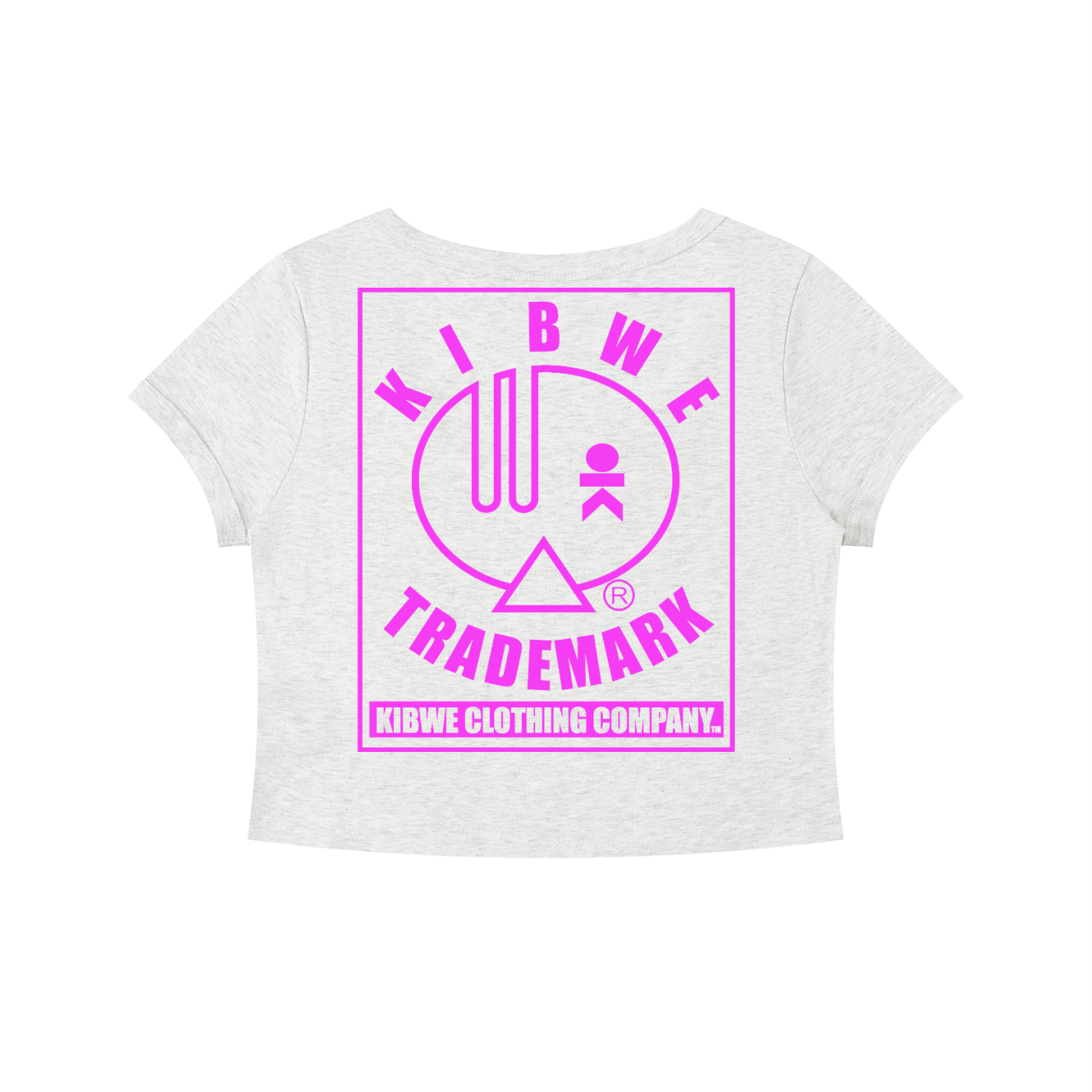 Women's Solid Color Slim Crop T-Shirt