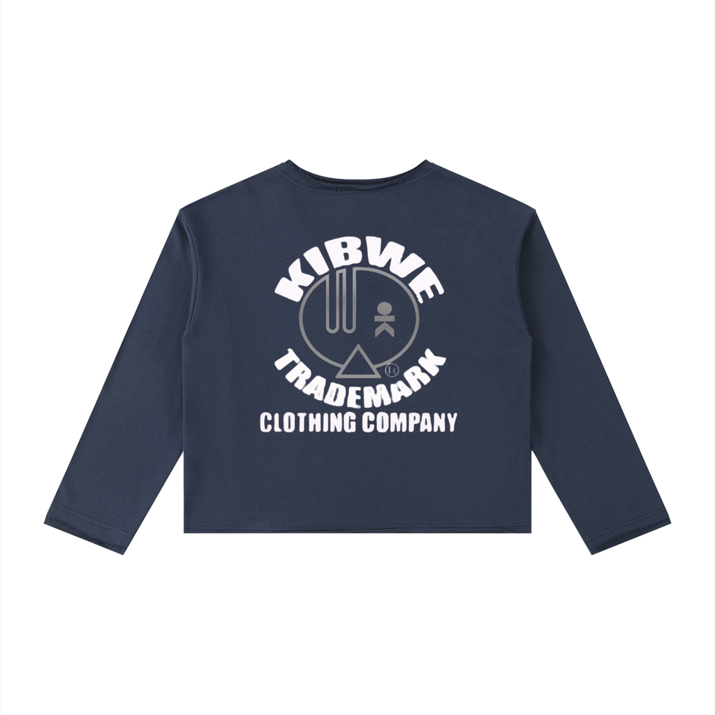 Women's Raw Hem Long Sleeve T-Shirt