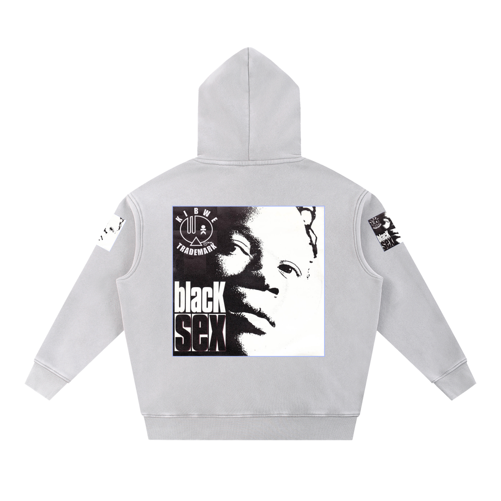 Snow Wash Fleece Oversize Hoodie
