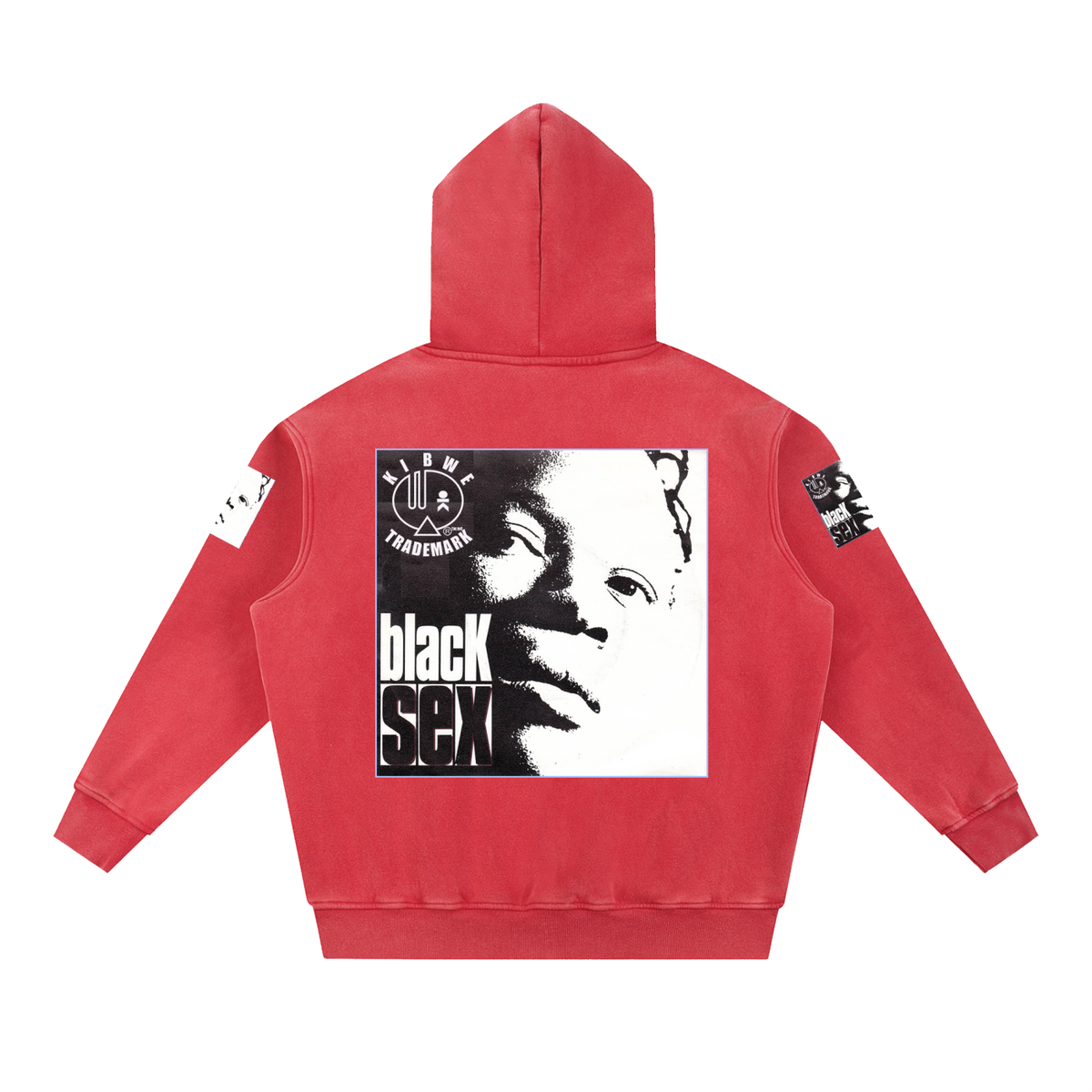 Snow Wash Fleece Oversize Hoodie