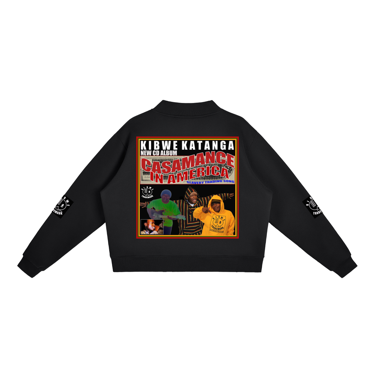 Essential Fleece Mock-Neck Crew Sweatshirt