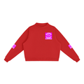 Essential Fleece Mock-Neck Crew Sweatshirt